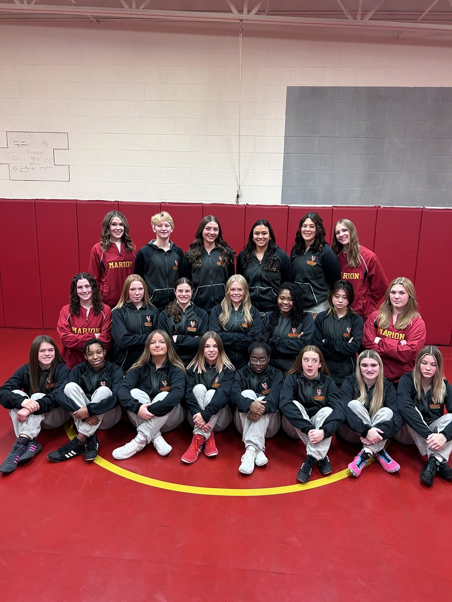 Here are the 23-24 Lady Wolves Wrestling team! #GoWolves!!
