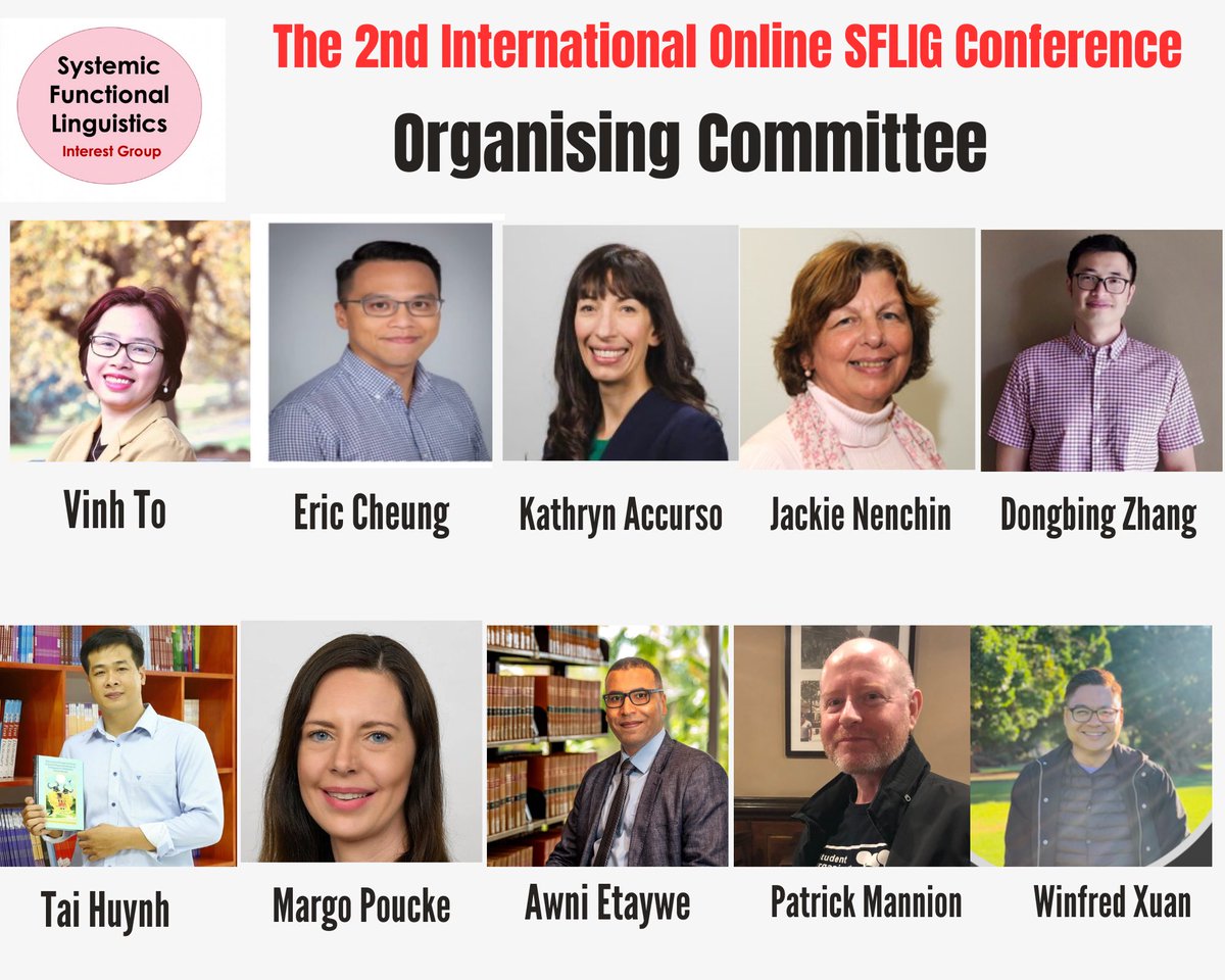 #SFLIG2023 #OrganisingCommittee 

Meet the fabulous conference Organising Committee for SFLIG 2023 and thank you for all their work!! 🌷

The Committee looks forward to chairing the conference sessions and meeting you all over the four conference days, 13-16 November!