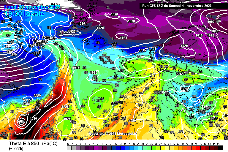 PvForecast's tweet photo. GFS LT 
steeds laten modellen een #coldpool in NO opkomen https://t.co/GStaLncYoZ