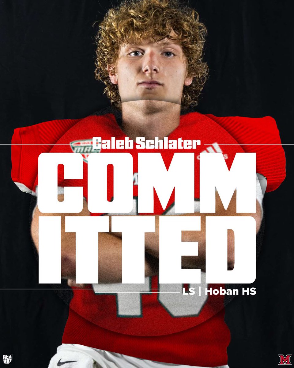 Caleb Schlater (@schlater_caleb) on Twitter photo Commmitted📍#AGTG
<a href="/MiamiOHFootball/">Miami Football</a> <a href="/coachjbronowski/">Jacob Bronowski</a> <a href="/Martin_Miami_HC/">Chuck Martin</a> @Hoban_Strength @Hoban_Strength <a href="/TheChrisRubio/">Rubio Long Snapping®</a> <a href="/ShaneTomlin_/">Shane Tomlin</a> <a href="/finchmachine/">finchmachine</a> @showcaseneohsfb Commmitted📍#AGTG
<a href="/MiamiOHFootball/">Miami Football</a> <a href="/coachjbronowski/">Jacob Bronowski</a> <a href="/Martin_Miami_HC/">Chuck Martin</a> @Hoban_Strength @Hoban_Strength <a href="/TheChrisRubio/">Rubio Long Snapping®</a> <a href="/ShaneTomlin_/">Shane Tomlin</a> <a href="/finchmachine/">finchmachine</a> @showcaseneohsfb