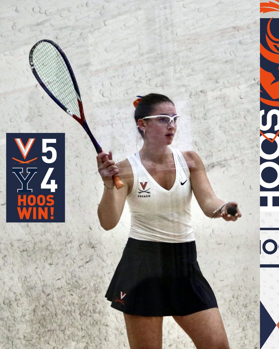 WAHOOWA!
6⃣ Virginia 5, 7⃣ Yale 4
The Hoos pick up a big road win today at Yale #GoHoos