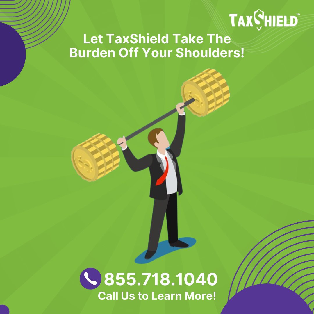 Tax season got you stressed? Let TaxShield take the burden off your shoulders so you can focus on what you do best: helping your clients.

Call us now at 855.718.1040 to learn more about TaxShield Professional Tax Software! 

#taxshield #taxsoftware #servicebureaus
