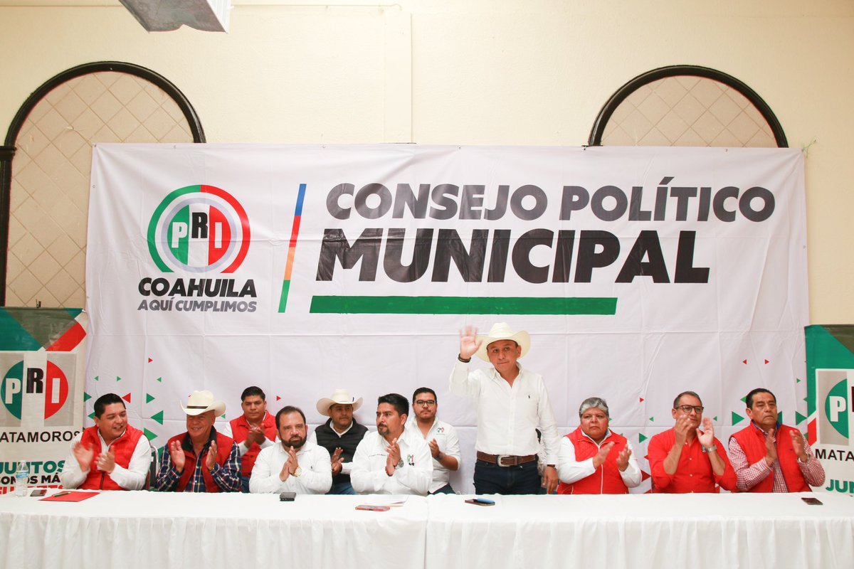 charro_rl's tweet photo. Atendiendo el llamado de mi partido @CMPRIMatamoros a la sesión Extraordinaria del Consejo Político Municipal donde sentamos las bases de cara al próximo proceso electoral del 2024
#EstamosListos
#QueVivaElPRI https://t.co/LNvCSglQQv