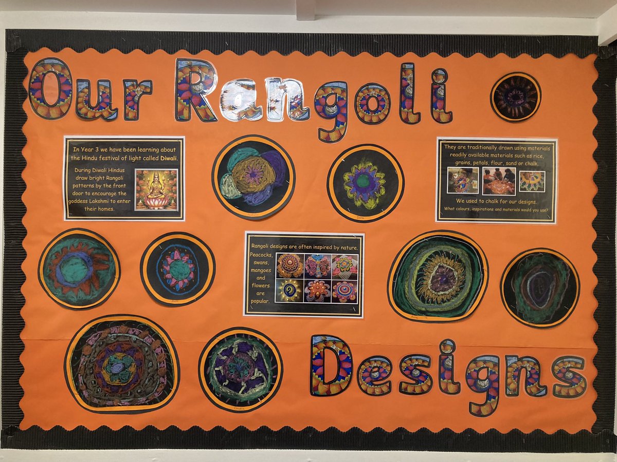 Year 3 have been learning about the Hindu festival of Diwali in their RE lessons. Wishing all those celebrating this weekend a joyful time 🪔