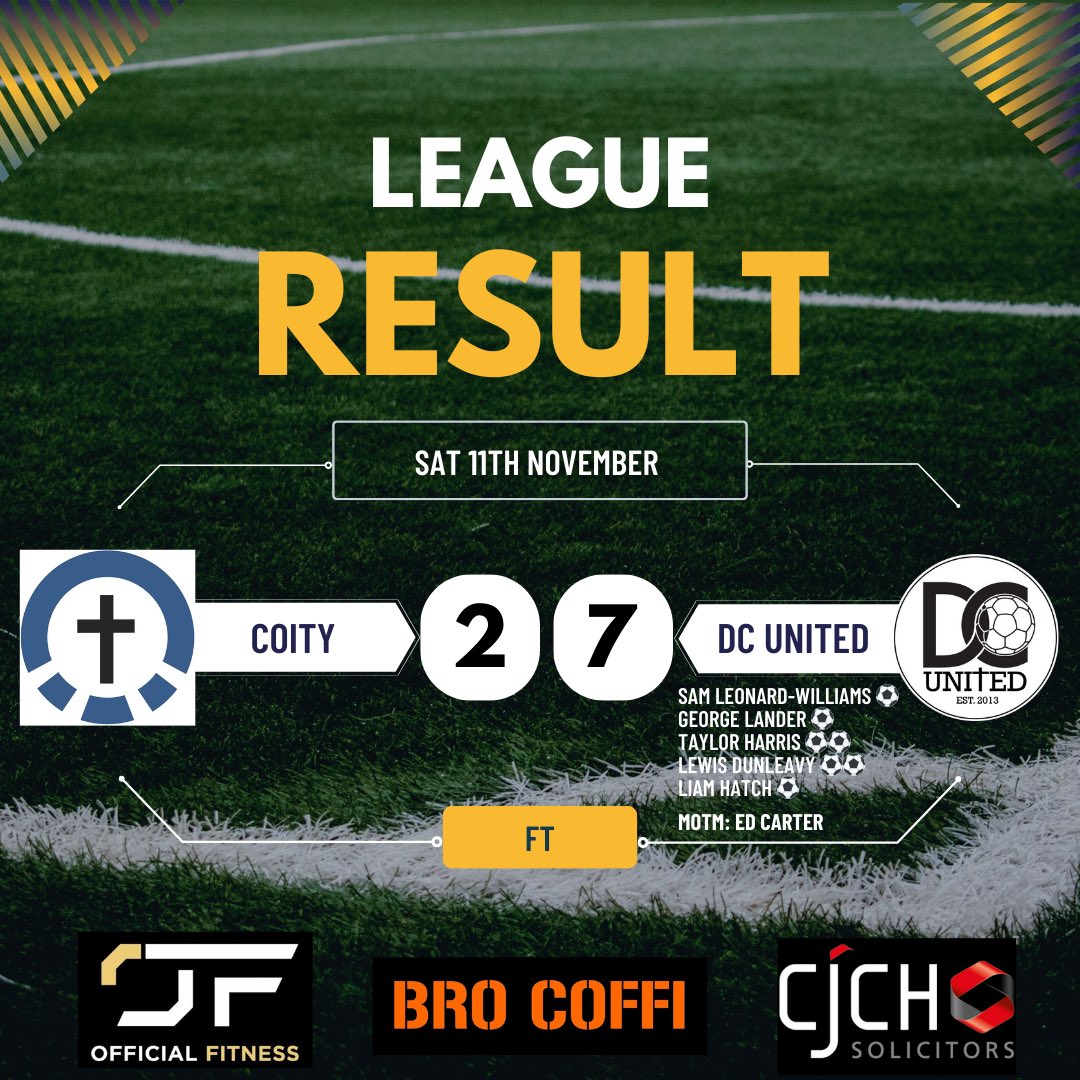 A great result for us today against <a href="/CNB_United/">Coity Nolton Brackla United Football Club</a> ⚽️

It was a very tight game for the first 70 minutes, the score line being 3-2 at that stage and end to end. But the last 20 minutes we were clinical and took our chances!

Thanks to Coity for another good battle ⚽️🏆