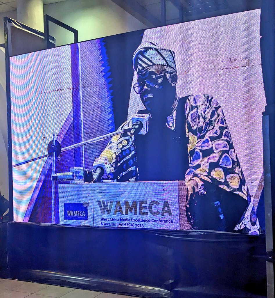 Les #WAMECA23 c'est aussi la présence d'invités de marque à l'instar de #FemiFalana, l'un des plus grands avocats de défense des médias d'Afrique de l'Ouest. 

@TheMFWA #mediaetdemocratie