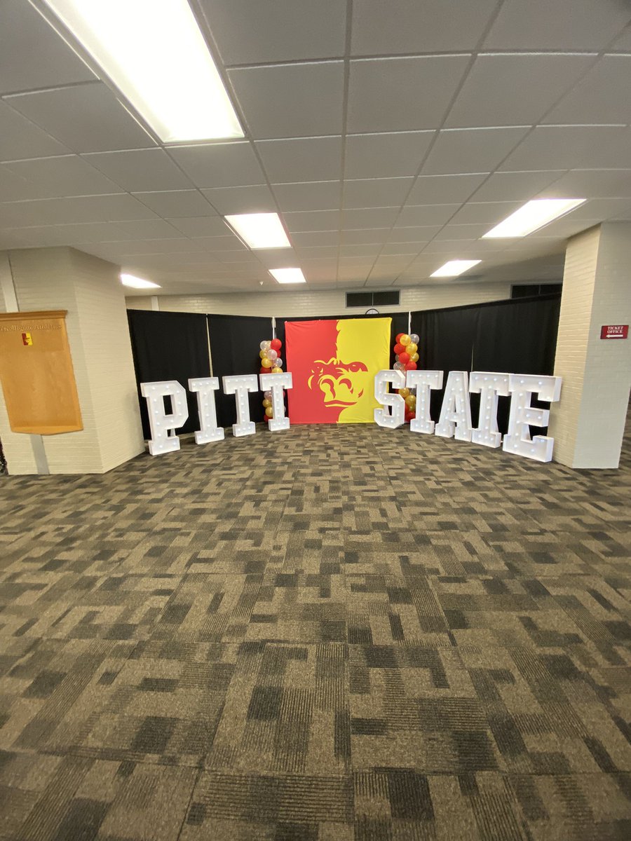 Excited to be here <a href="/GorillasFB/">Pitt State Football</a> <a href="/TateBenton/">Tate Benton</a> <a href="/JDiMinno/">Jerry DiMinno</a>