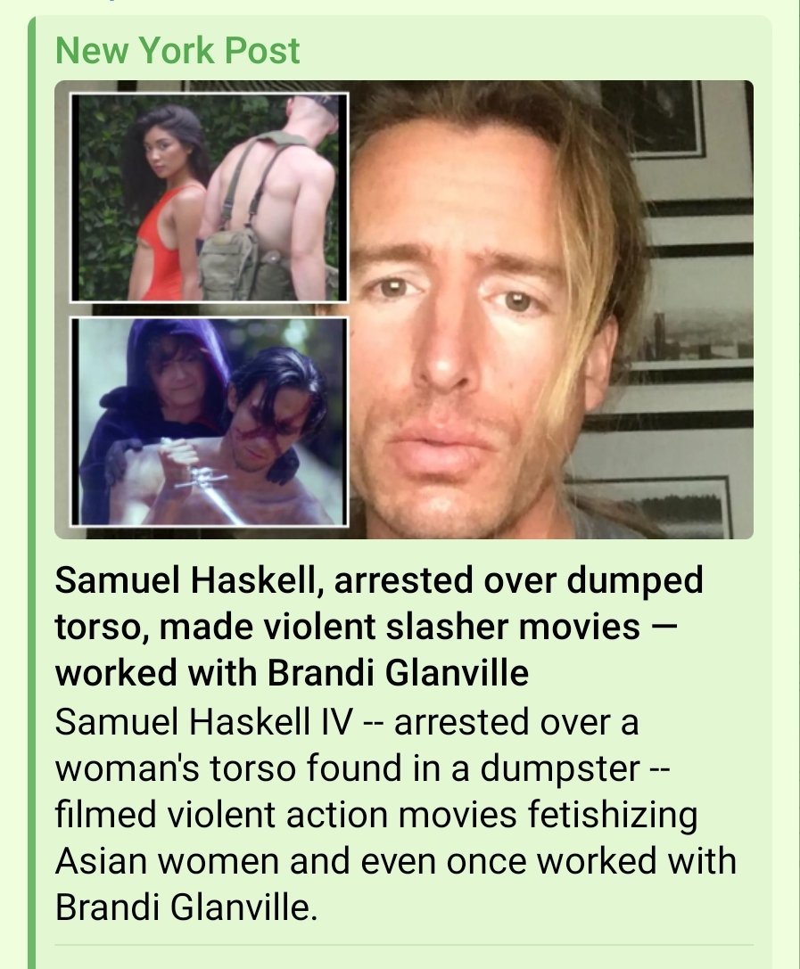 Sister of Bryan Kohberger starred in a slasher flick.

Sam Haskell starred in a slasher flick.

We discuss 👇 
youtube.com/live/AneAo0fAw…