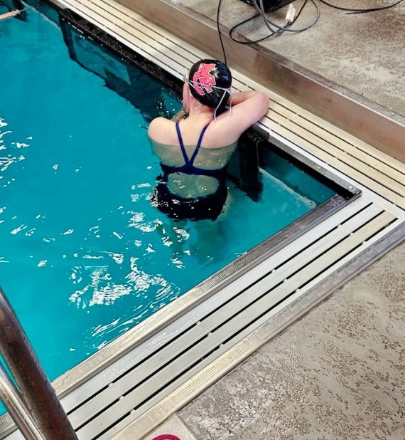 snichols79's tweet photo. 1st swim competition done. She did great! #hoptown https://t.co/n6WxSBkXi9