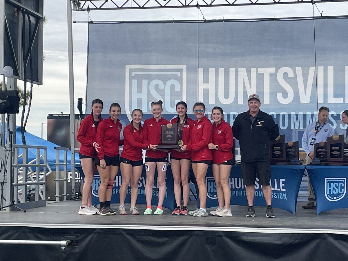 Congratulations to Coach Davis and the Lady Cardinals on their 3rd place finish at the National Meet!
