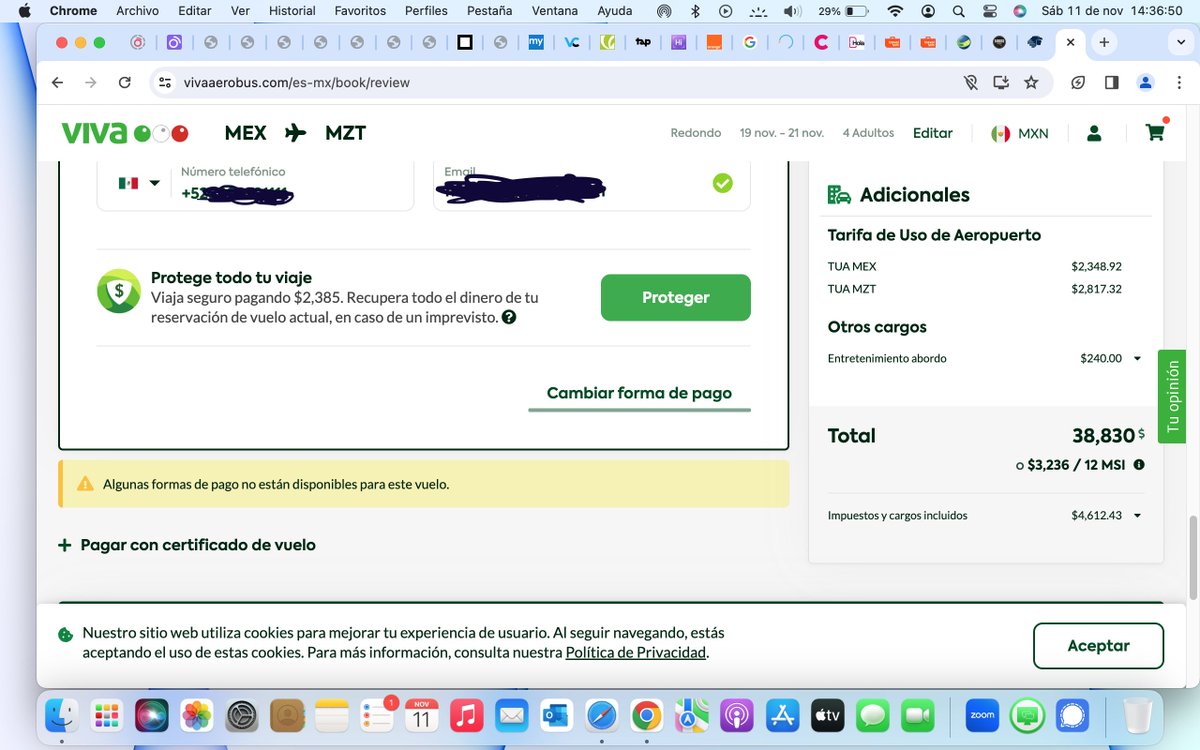 albertomty's tweet image. Para que vean que no siempre la aerolínea de “bajo costo” es realmente de bajo costo. Mismo vuelo, mismas fechas @Vivaaerobus 17 mil pesos MAS CARO que @aeromexico #VivaAerobus en tarifa “SMART” que no se que tiene de inteligente y #Aeromexico en #AMPLUS que ofrece mejores cosas