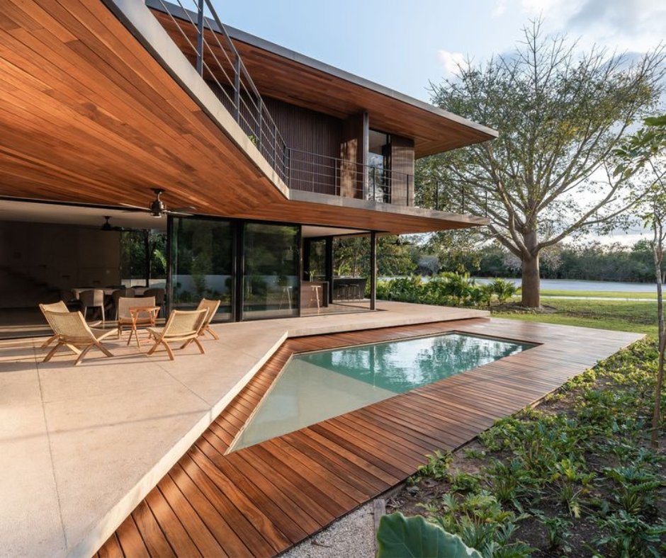 House_of_Bamboo's tweet photo. Let your home mirror your ideals, and what could be a more eco-conscious statement than embracing sustainable bamboo in your interior and exterior design? 

 #NaturePositive #engineeredbamboo #bamboopanels

Architecture: Felipe Caboclo Architecture
Photography: Manolo R Solís https://t.co/wX9YuQwVHG