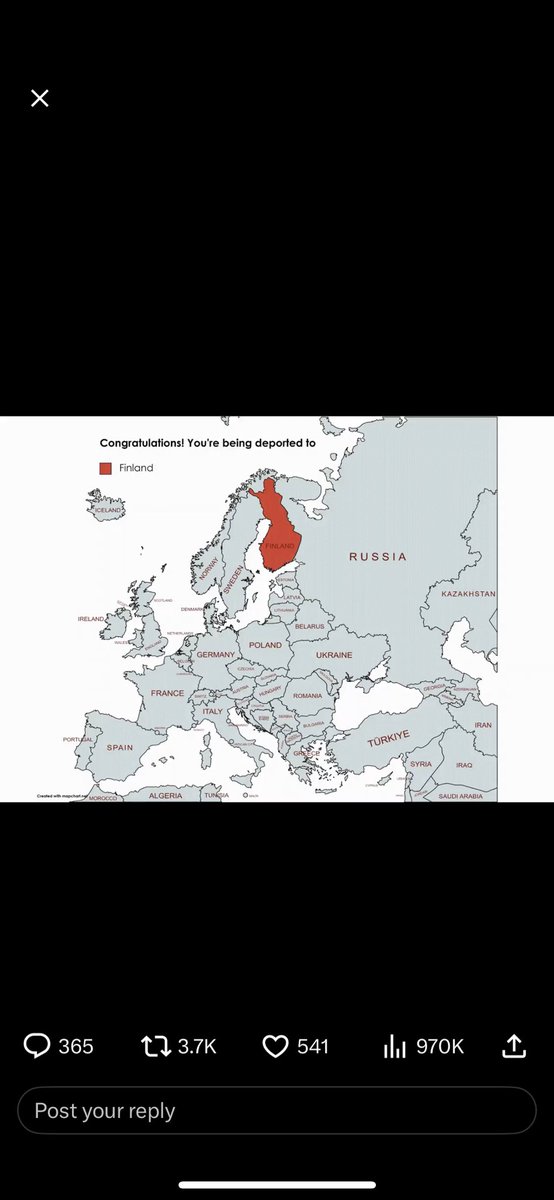 nataitken's tweet photo. @nekojugs420 Yhea Finland. Better buy a warm coat. https://t.co/KDXjfvTQ26