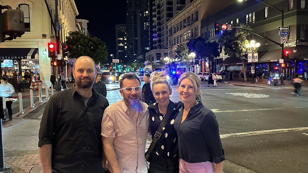 The #brightonseo legends letting their hair down after the show - well deserved!