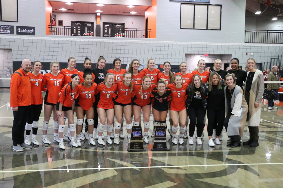 INTechWarriors's tweet photo. @IndianaTechVB are your 2023 WHAC Regular Season and Tournament Champions! #GoWarriors #WonIt https://t.co/znfNNHAxn4