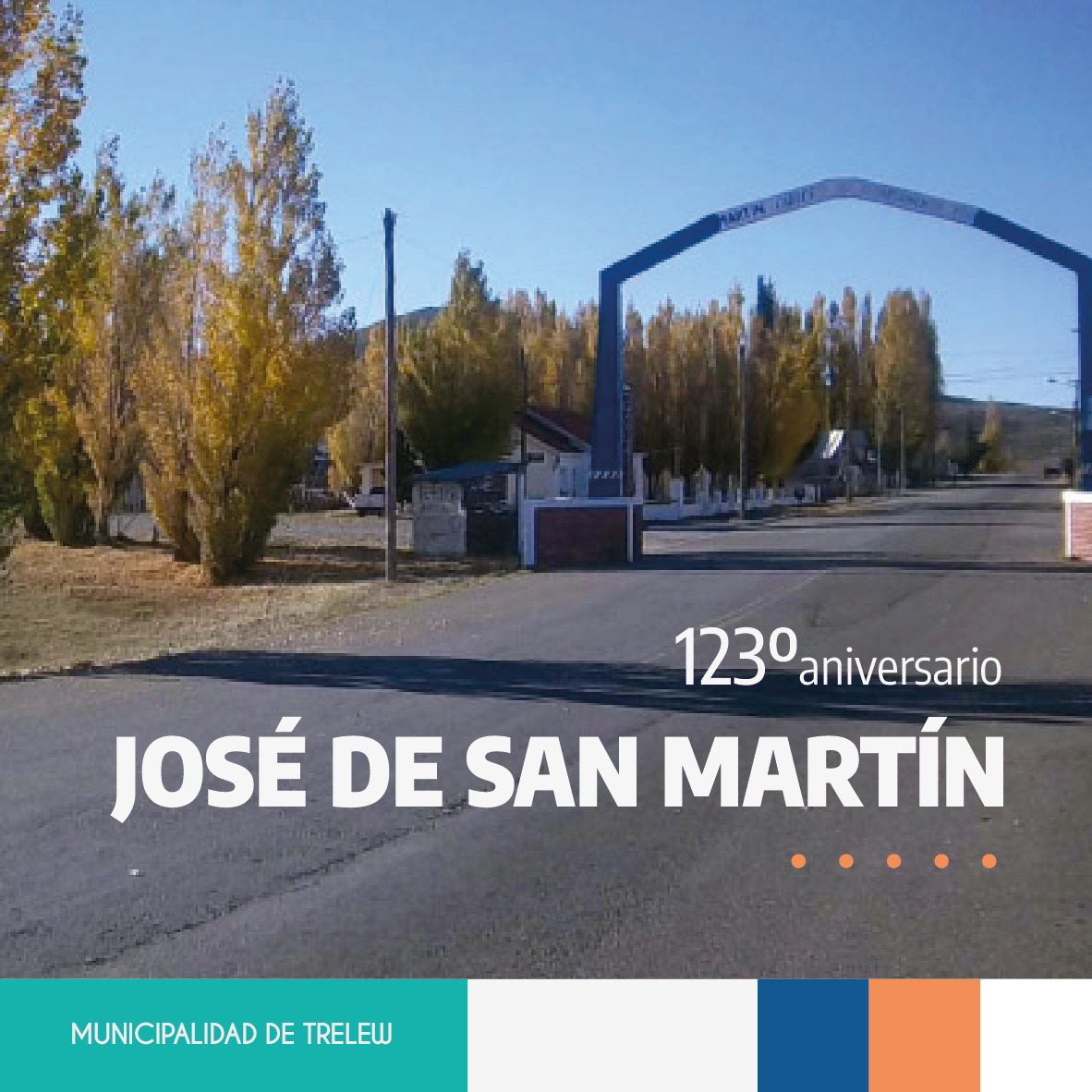 Un día muy especial para las y los vecinos de esta querida localidad chubutense.
¡Feliz día José de San Martín!