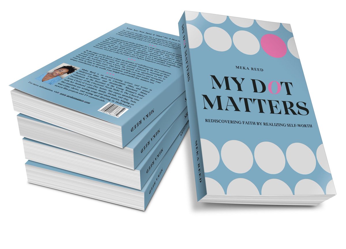 Meka__Reed's tweet photo. I wrote a book about my journey from the psych ward to baptism. It's called 'My Dot Matters' and it's LIVE on @AmazonKindle today! Get your copy Now!😊 (Paperback comes out on my birthday, Nov. 14th) https://t.co/zROFxNRXr5 https://t.co/G19SeaWflI