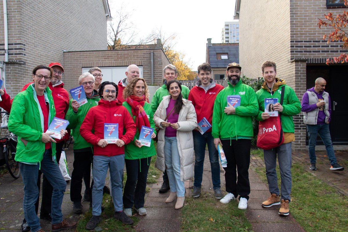 Vandaag waren we tussen de buien door weer op pad met ons knalgroene en dieprode campagneteam van <a href="/gl_pvda/">GroenLinks-PvdA</a>. Deze keer in Liedert met Tweede Kamerlid <a href="/songulmutluer/">Songul Mutluer</a>. Leuke mensen en mooie gesprekken
#SamenKanHet