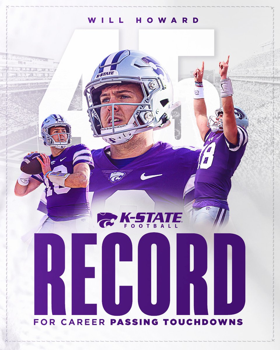 All-time record holder. Well deserved 

#KStateFB x <a href="/whoward_/">Will Howard</a>