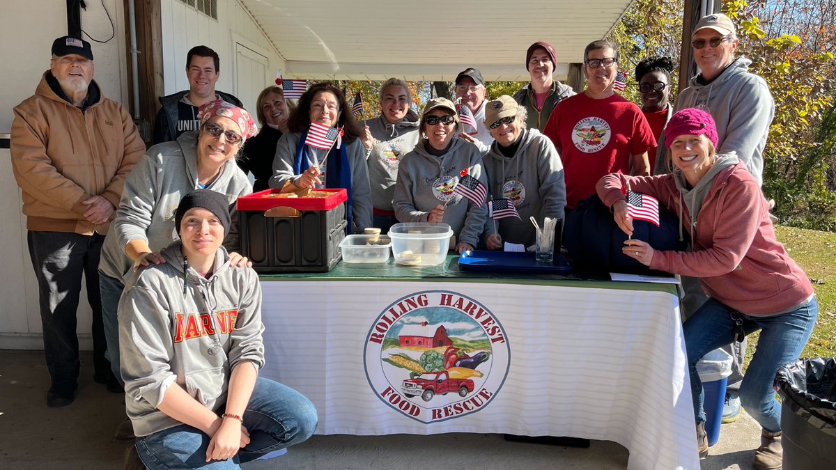 A Veterans Day celebration at a Bucks County VFW on Saturday was also the site of a food giveaway for vets and others in need.