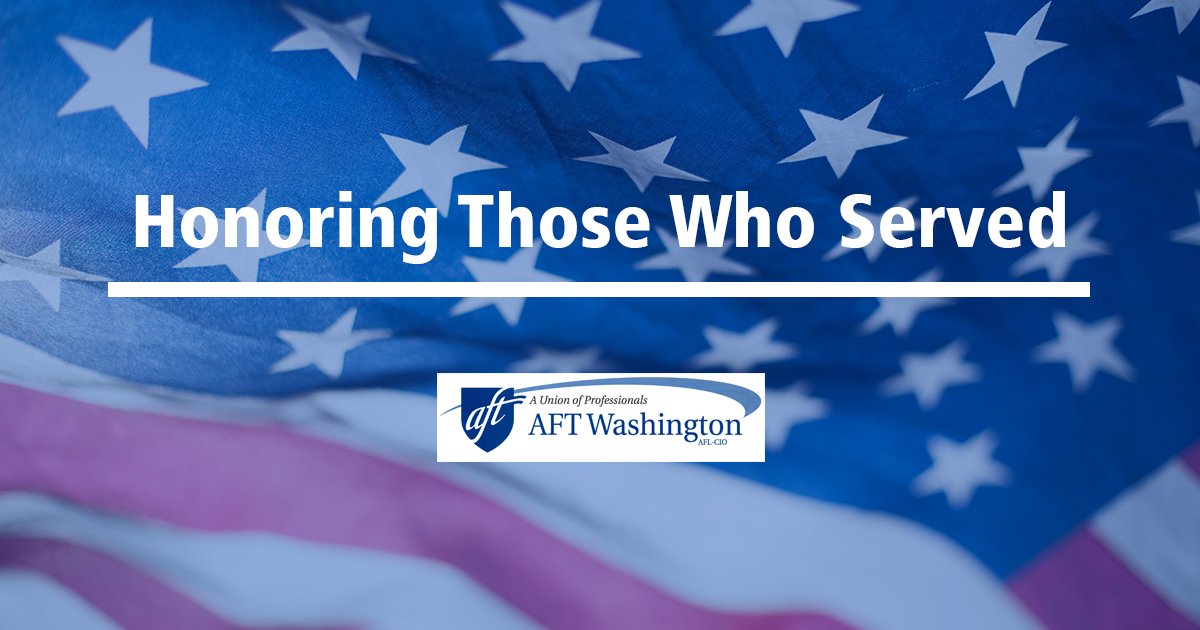 On this Veteran's Day, we express our heartfelt gratitude to the people who have served our nation. We are honored to have you with us in the fight for justice and freedom, and we appreciate the strength and skill you bring to our state's schools.