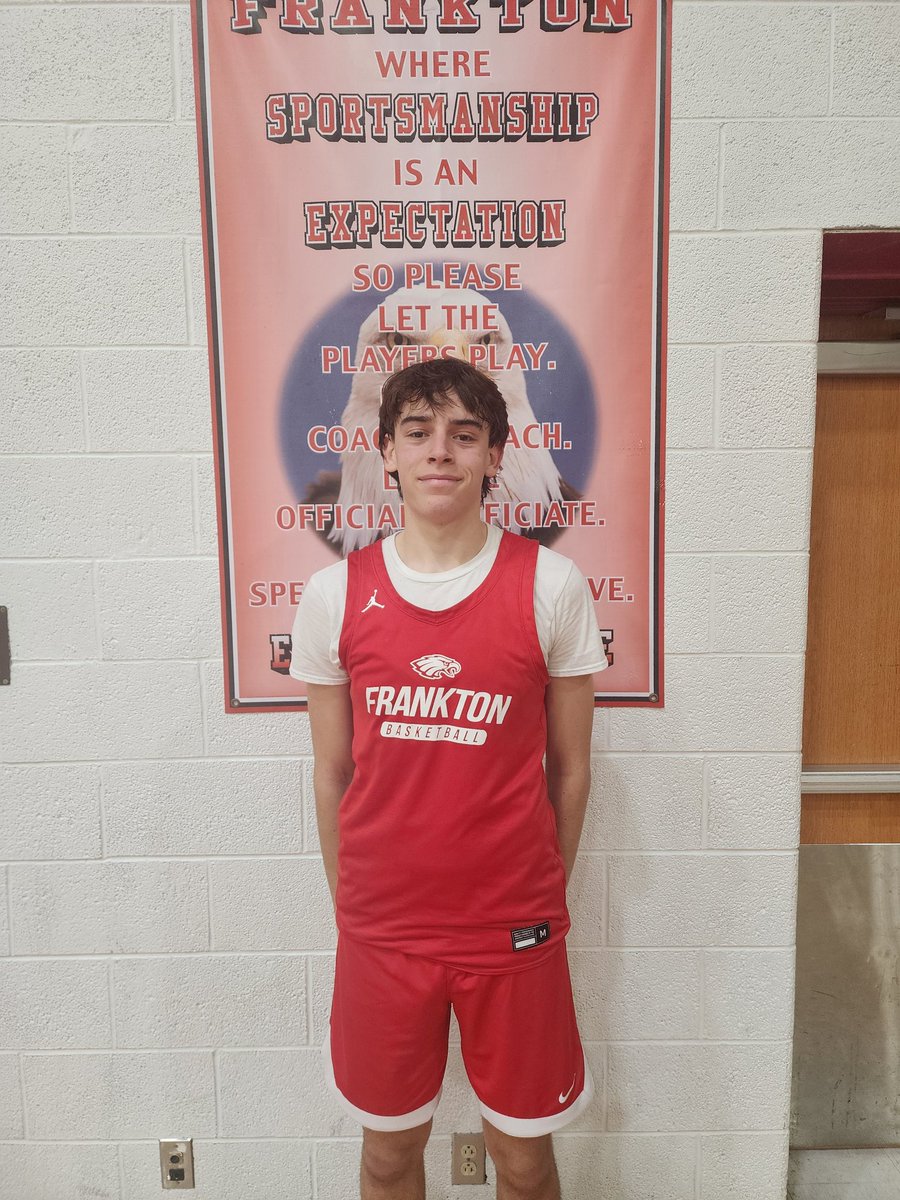 Boys Basketball 
Meet the Eagles!  
Kolton Imel 
6'4 Senior 
Kolton participates in basketball, baseball, health club, history club, and FCA