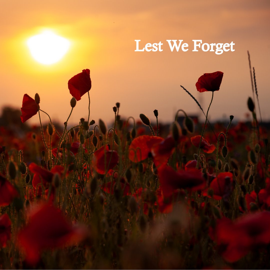 On this Remembrance Day, we honor and remember the brave men and women who selflessly served our country. Their sacrifices shall never be forgotten. 

#remembranceday #lestweforget #thankyou