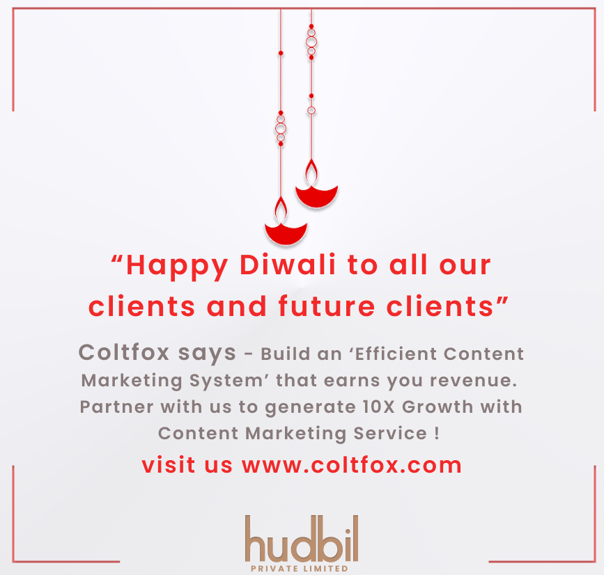 coltfoxind's tweet photo. Coltfox is now rebranded and We wish you a very happy diwali - We are launching our new website soon...! Stay connected.
https://t.co/4mWtvpn8fc
#diwaliwishes #creativemarketing #digitaladvertising #digitalmarketingagency #contentwriting #contentmarketingstrategy https://t.co/B5uyZgAuPd
