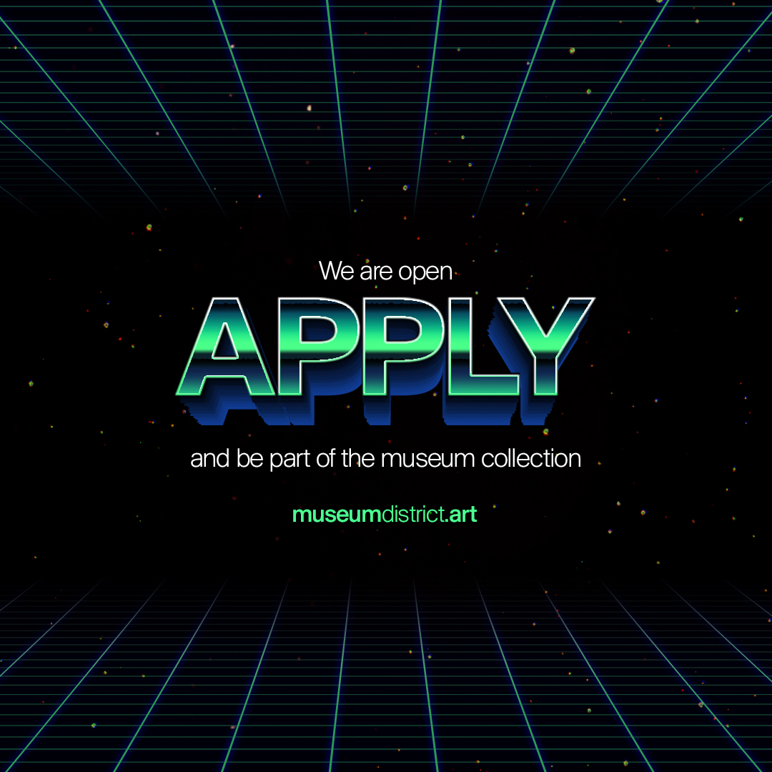 SHAPING THE FUTURE OF ART IN WEB 3
 Today we launch our new space dedicated to showcasing the incredible talent and creativity of the most relevant artists in web3.
Join and be part of the leading artist community!
👉 museumdistrict.art