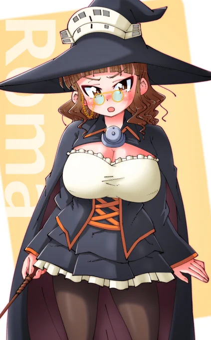 魔法使いローマさんまた、魔法使いの衣装が見たいと言ったら着てくれました 