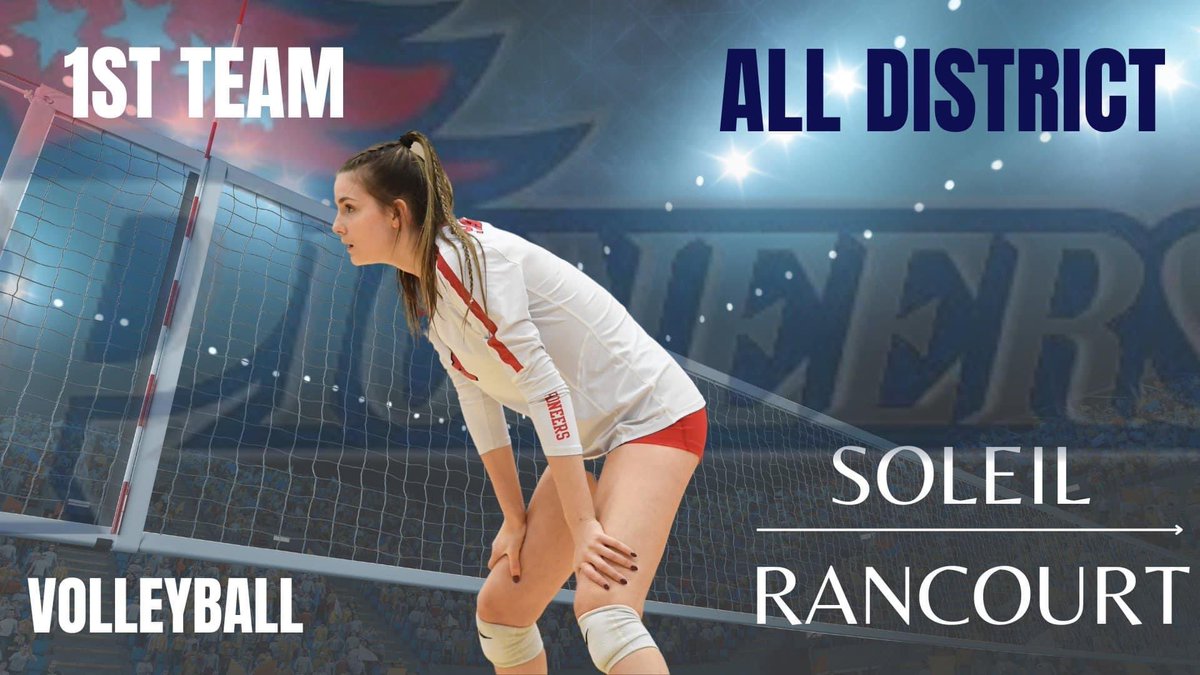 I am honored to be named to the First Team All-Region 6B and First Team All-Cedar Run District for my sophomore season. It’s now time to lock in for club season with Metro Volleyball Club of DC 16 Travel. Let’s Go ❤️🏐💙