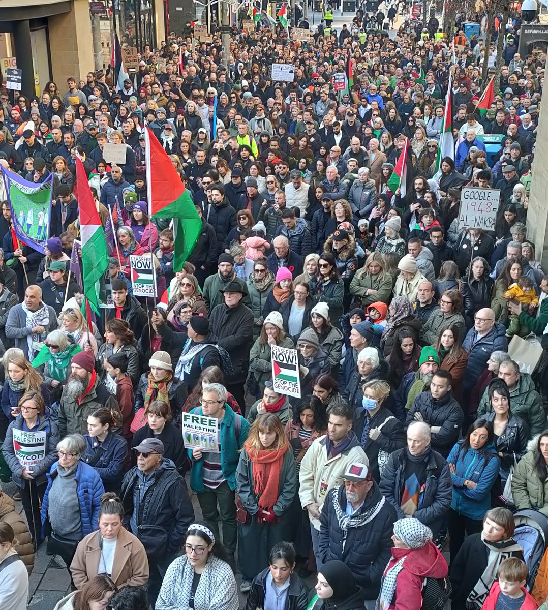 From London to Ireland, Scotland to France, Spain to Belgium, Yemen to Bahrain, South Africa to Japan, Jordan to Somalia, Canada to the U.S., and beyond, millions all around the world are marching for Gaza. The citizens of the globe are on the right side of history. 🇵🇸