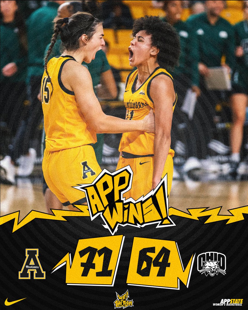 MOUNTAINEERS WIN!

#WE x #TheTeam