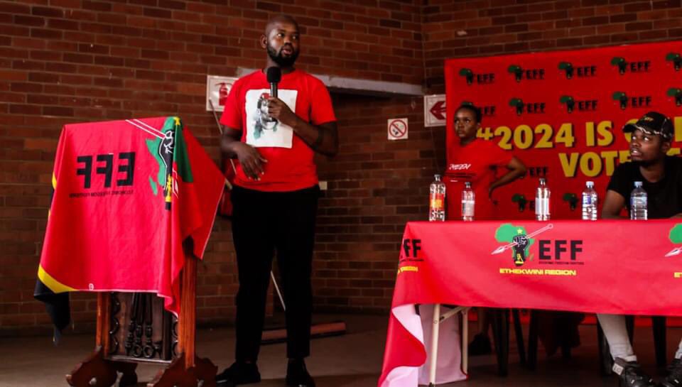 iZwelethu_'s tweet photo. ♦️ICYMI♦️
EFF KZN Graduates and Unemployed Youth, a program of young people, making a contribution to the EFF People’s Manifesto, going to 2024 EFF total victory.
#2024IsOur1994
#RegisterTo https://t.co/ORf49cXkf9