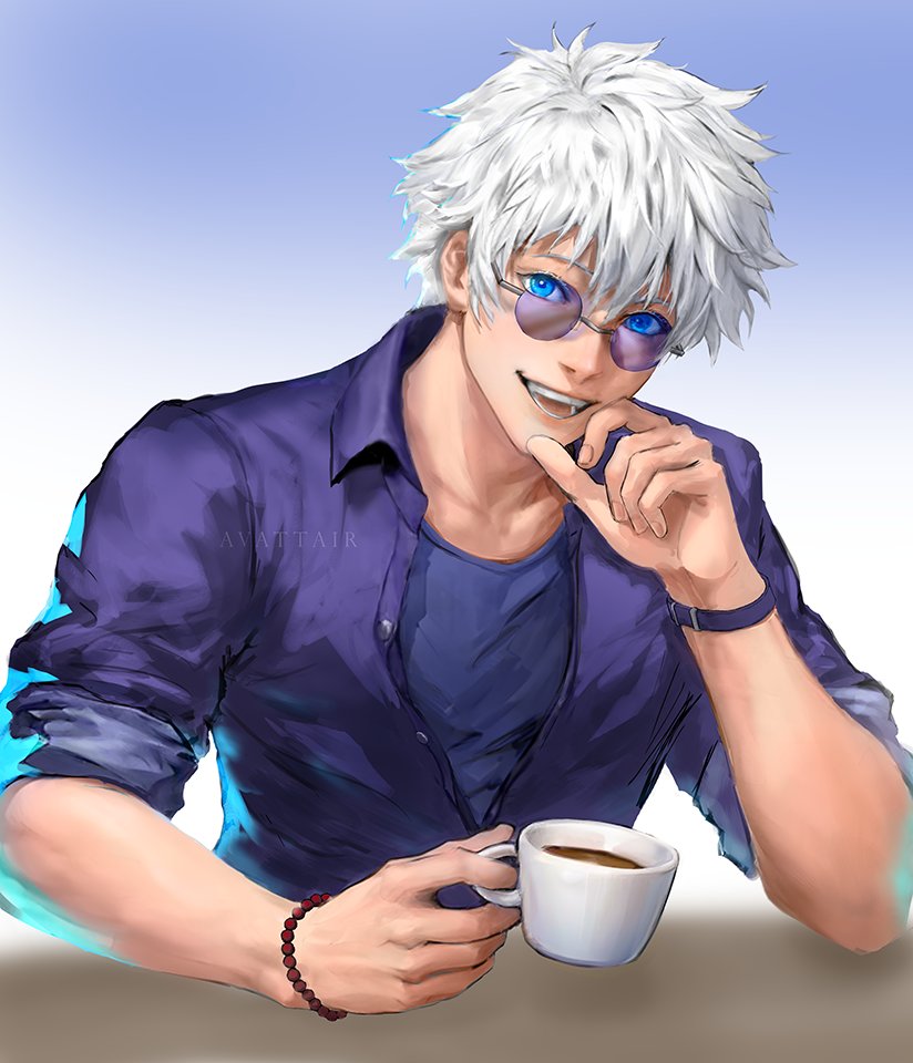 Always wanted to draw Gojo smiling -
#GojoSatoru #jjkfanart #JujutsuKaisen