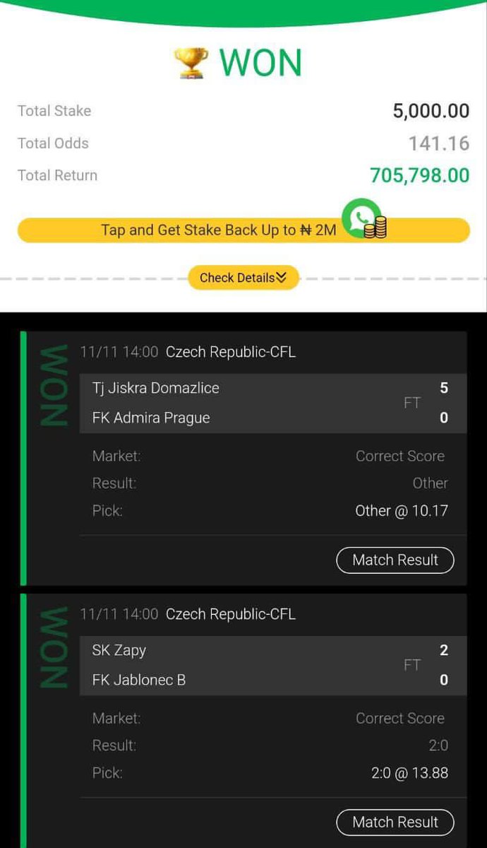 Christsento9's tweet photo. Today's games won💰💰💰
Congratulations to all who
 played💪 https://t.co/9nLNmQpYlx