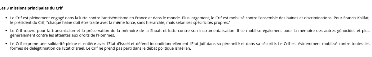 <a href="/Le_CRIF/">CRIF</a> " La responsabilité des morts civils à Gaza incombe au Hamas"
Depuis quand votre association loi 1901 a-t-elle pour mission de JUGER ET CONDAMNER?
Vous dépassez vos missions et oubliez  l'une d'elle: "Le Crif œuvre... contre les atteintes aux droits de l’Hommes".