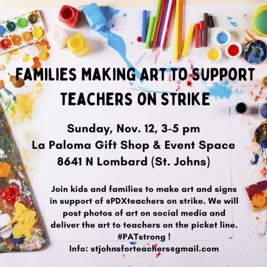 TeachPortland's tweet photo. #SupportPortlandTeachers #PortlandTeachersStrike #PATStrong https://t.co/MlJKg09P5c