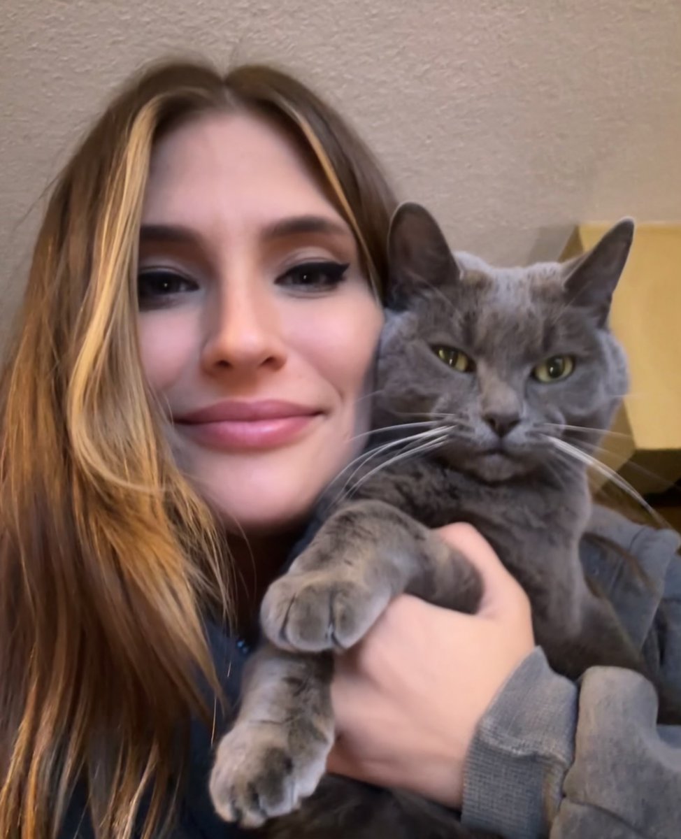 LunaTheGreyTuna's tweet photo. Happy #Caturday from me and mom #CatsofTwittter https://t.co/oFbttI8B2J