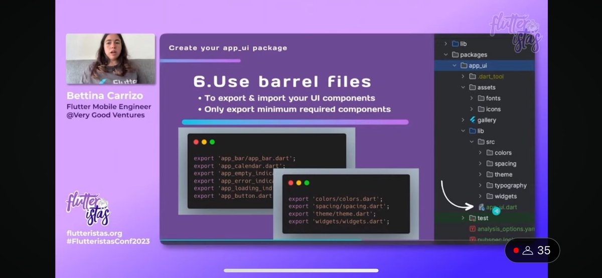 Shabelitta's tweet image. Last one and I’ll go to sleep a bit 🙌🏻🩵 proud of you @3ettilina. 

I’m gonna re-watch some of the talks of #FlutteristasConf2023 again.