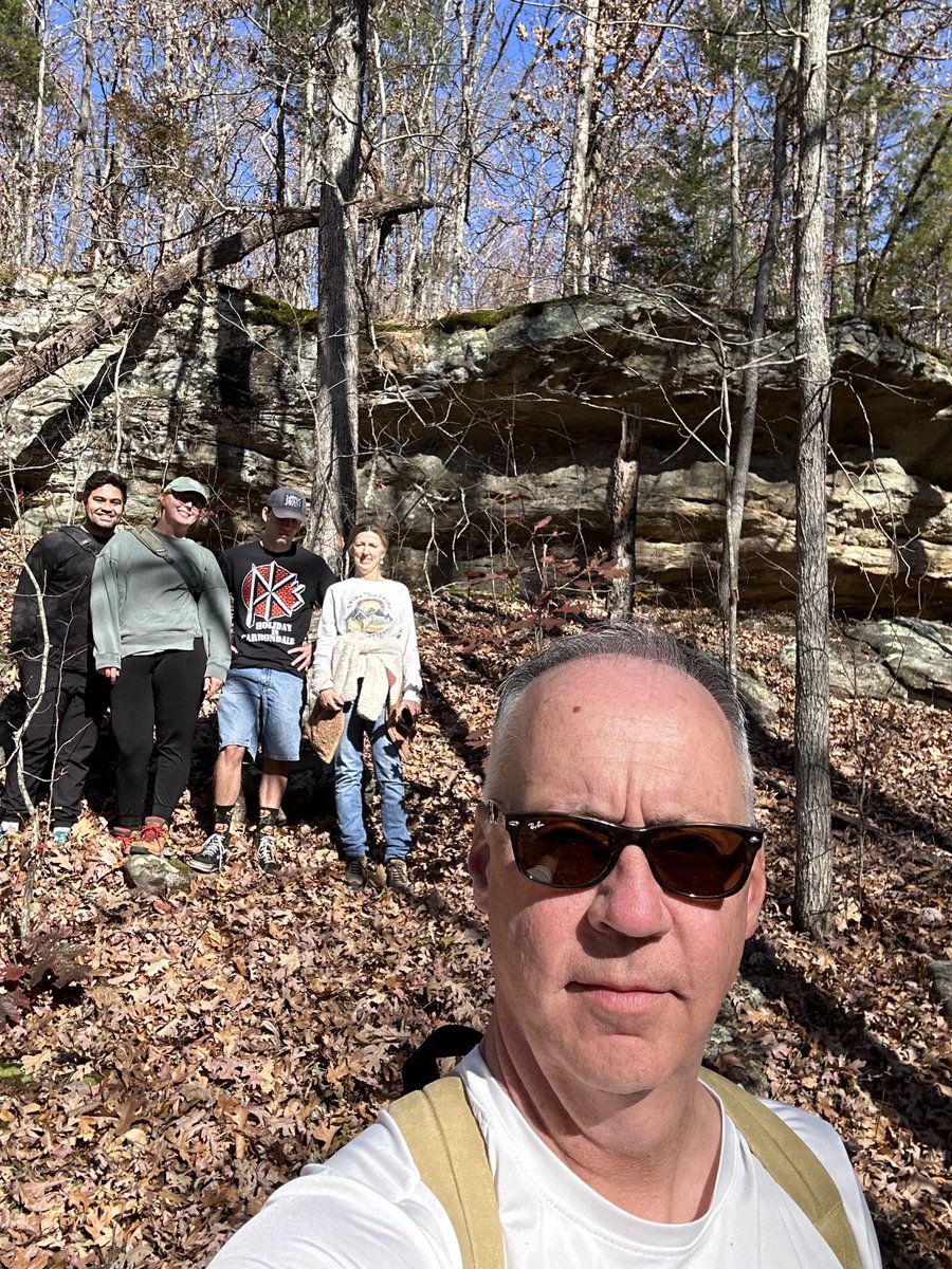 chrisasimpson's tweet photo. Great group to explore Giant City State Park with today. https://t.co/2LhLQBHMa9