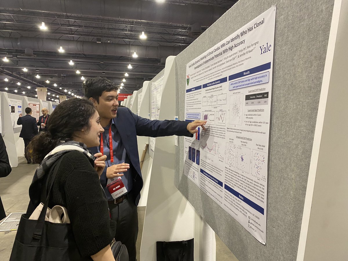 Deep learning #CNN #dynamicimaging to predict #CHIP & future cardiomyopathy from CMR @AHAScience @American_Heart Scientific sessions w/@Cross_JL & @nathanwchen @david_van_dijk @E_Zappala