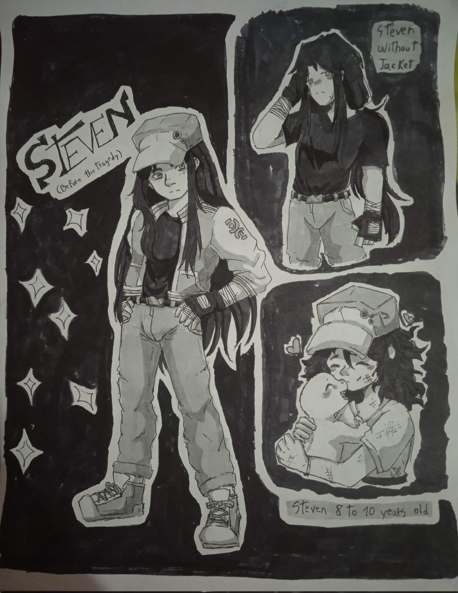 byebyetoall's tweet image. ✨—Some doodles from Steven :], I haven&apos;t drawn it in a while...

[ #strangledred #strangledredsteven  #PokepastaPerdition #FNFPokepastaPerdition #creppypasta #creppypastafanart #pokepasta  #hypnoslullaby #doodle ]