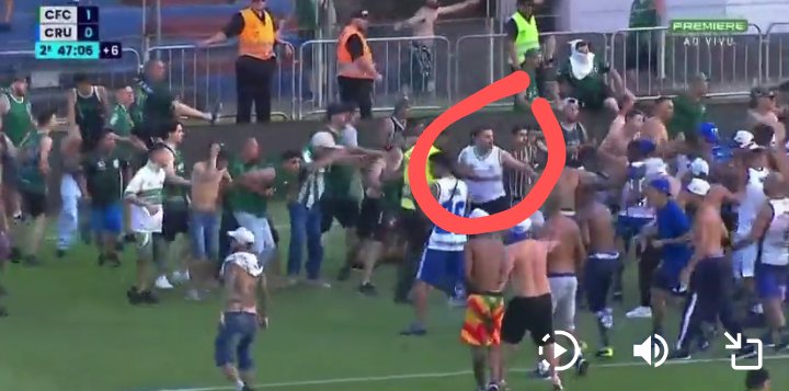joaobaratieri's tweet photo. O linha de frente com a camisa da Galoucura botou as Marias pra correr kkkkkkkkkk https://t.co/tf6OL89DfW