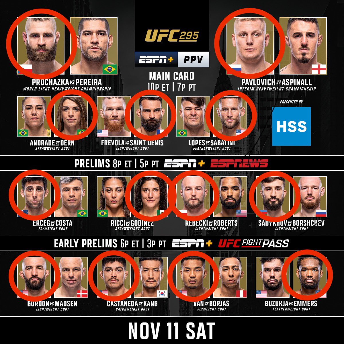 PFP_Podcast's tweet photo. UFC 295 Predictions:

#UFC295 #UFC #MMA https://t.co/Ms52VmV48c