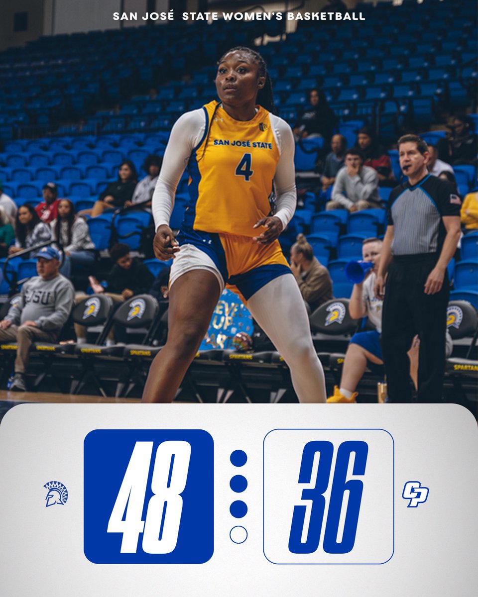 SanJoseStateWBB's tweet photo. Up 1⃣2⃣ heading into the final 10 minutes!!

#AllBusiness | #AllSpartans https://t.co/E8idBrDny1