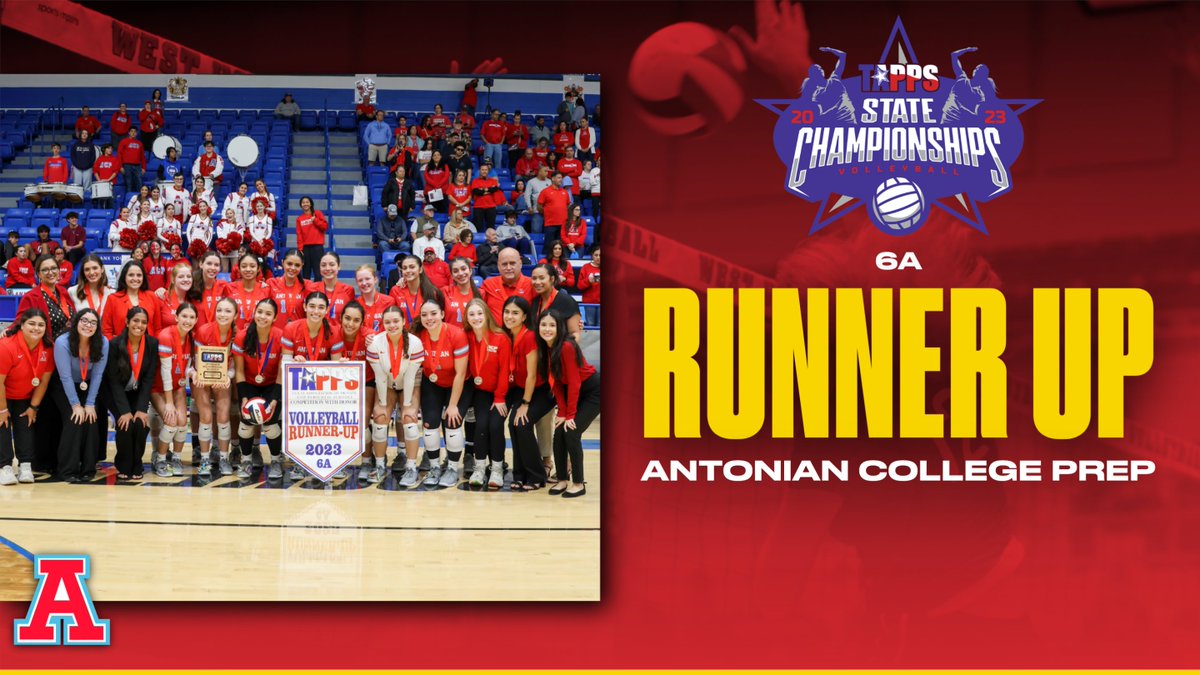 Congratulations to Antonian College Prep, your TAPPS 2023 6A State Runner Up!!