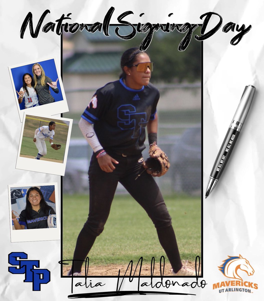 Officially official!  

𝓢𝓲𝓰𝓷𝓮𝓭 ✍️ 

Congratulations to our #1 Talia Maldonado for signing her NLI to the University of Texas at Arlington. 

#NationalSigningDay #BuckEm #WeAllWeGot #WeAllWeNeed