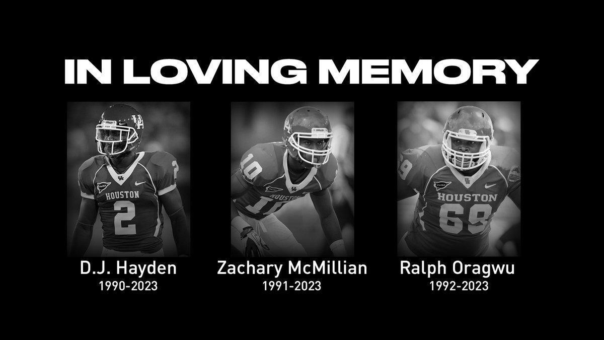 Our entire community is heartbroken over the tragic passing of former Football student-athletes D.J. Hayden, Zachary McMillian and Ralph Oragwu earlier today, and our thoughts and prayers remain with Jeffery Lewis in his recovery ahead.

Statement: bit.ly/3QrLbFy