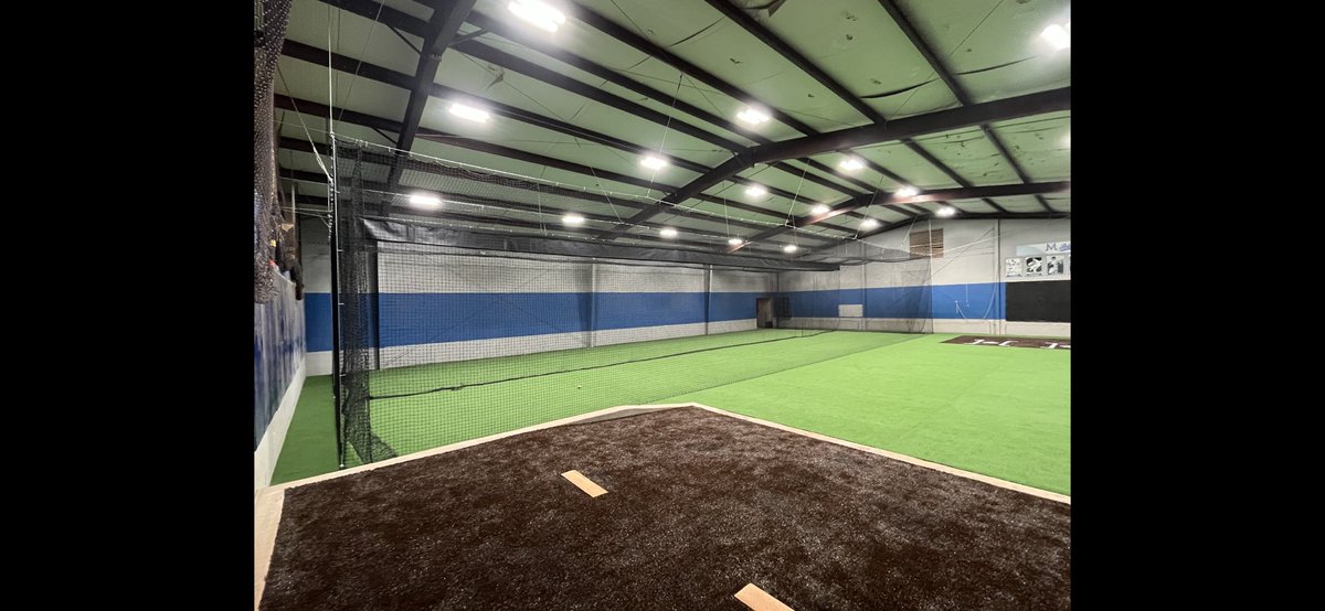 Upgrades to the new indoor facility is coming along.
